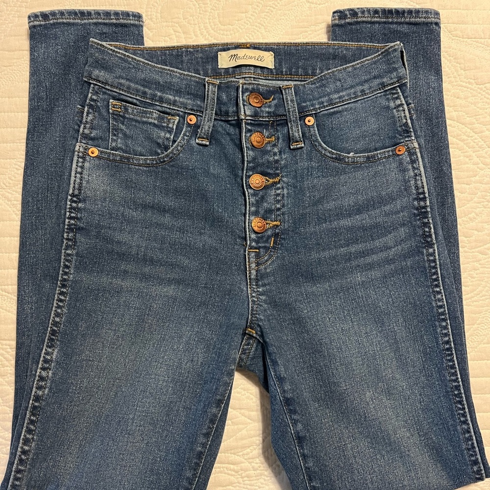 Madewell 10” High Rise Skinny Jeans, 25P